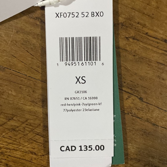 💥HOST PICK💥 NWT LACOSTE SPORT COLOUR-BLOCK SPORT LEGGING RED, PINK, GREEN - Picture 9 of 12